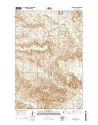 Kolberg Ranch Montana Current topographic map, 1:24000 scale, 7.5 X 7.5 Minute, Year 2014
