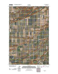Kolin Montana Historical topographic map, 1:24000 scale, 7.5 X 7.5 Minute, Year 2011