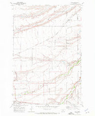 Kolin Montana Historical topographic map, 1:24000 scale, 7.5 X 7.5 Minute, Year 1970