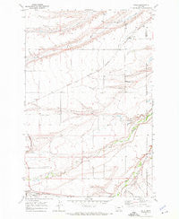 Kolin Montana Historical topographic map, 1:24000 scale, 7.5 X 7.5 Minute, Year 1970