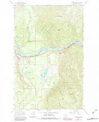 Kootenai Falls Montana Historical topographic map, 1:24000 scale, 7.5 X 7.5 Minute, Year 1963
