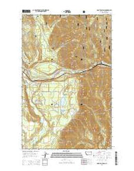 Kootenai Falls Montana Current topographic map, 1:24000 scale, 7.5 X 7.5 Minute, Year 2014