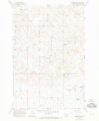 Kramer Ranch Montana Historical topographic map, 1:24000 scale, 7.5 X 7.5 Minute, Year 1965