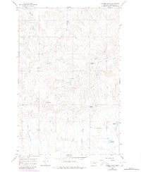 Kramer Ranch Montana Historical topographic map, 1:24000 scale, 7.5 X 7.5 Minute, Year 1965