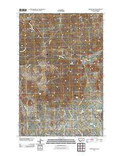 Kramer Ranch Montana Historical topographic map, 1:24000 scale, 7.5 X 7.5 Minute, Year 2011