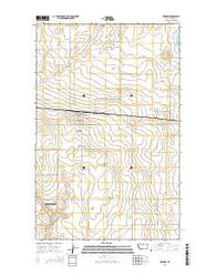 Kremlin Montana Current topographic map, 1:24000 scale, 7.5 X 7.5 Minute, Year 2014