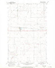 Kremlin Montana Historical topographic map, 1:24000 scale, 7.5 X 7.5 Minute, Year 1969