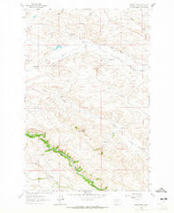 Krone Ranch Montana Historical topographic map, 1:24000 scale, 7.5 X 7.5 Minute, Year 1963