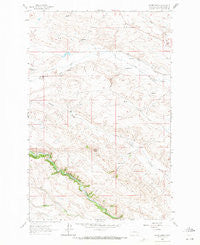 Krone Ranch Montana Historical topographic map, 1:24000 scale, 7.5 X 7.5 Minute, Year 1963