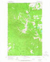 Ksanka Peak Montana Historical topographic map, 1:24000 scale, 7.5 X 7.5 Minute, Year 1963