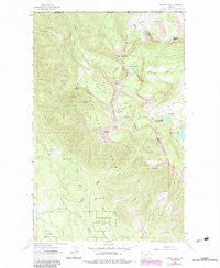 Ksanka Peak Montana Historical topographic map, 1:24000 scale, 7.5 X 7.5 Minute, Year 1963