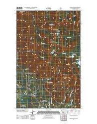 Ksanka Peak Montana Historical topographic map, 1:24000 scale, 7.5 X 7.5 Minute, Year 2011