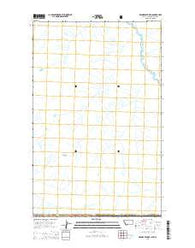 Ksanka Peak OE N Montana Current topographic map, 1:24000 scale, 7.5 X 7.5 Minute, Year 2014