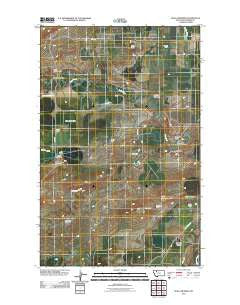 Kuka Crossing Montana Historical topographic map, 1:24000 scale, 7.5 X 7.5 Minute, Year 2011