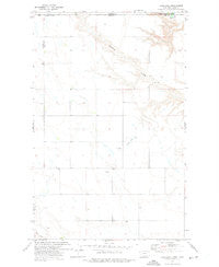 Laird Lake Montana Historical topographic map, 1:24000 scale, 7.5 X 7.5 Minute, Year 1972