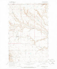 Laird School Montana Historical topographic map, 1:24000 scale, 7.5 X 7.5 Minute, Year 1964