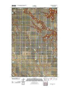 Laird Lake Montana Historical topographic map, 1:24000 scale, 7.5 X 7.5 Minute, Year 2011
