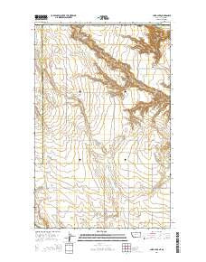 Laird Lake Montana Current topographic map, 1:24000 scale, 7.5 X 7.5 Minute, Year 2014