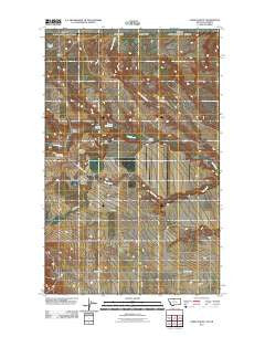 Laird School Montana Historical topographic map, 1:24000 scale, 7.5 X 7.5 Minute, Year 2011