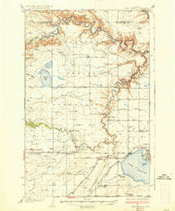 Lake Frances Montana Historical topographic map, 1:62500 scale, 15 X 15 Minute, Year 1937