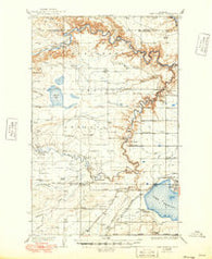 Lake Frances Montana Historical topographic map, 1:62500 scale, 15 X 15 Minute, Year 1937