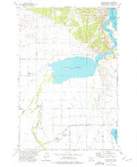 Lake Helena Montana Historical topographic map, 1:24000 scale, 7.5 X 7.5 Minute, Year 1972