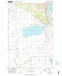 Lake Helena Montana Historical topographic map, 1:24000 scale, 7.5 X 7.5 Minute, Year 1972