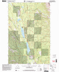 Lake Inez Montana Historical topographic map, 1:24000 scale, 7.5 X 7.5 Minute, Year 1999