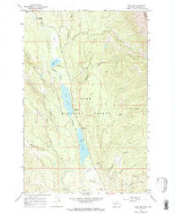 Lake Inez Montana Historical topographic map, 1:24000 scale, 7.5 X 7.5 Minute, Year 1965
