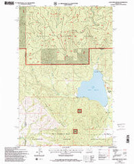 Lake Mary Ronan Montana Historical topographic map, 1:24000 scale, 7.5 X 7.5 Minute, Year 1994