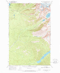 Lake Mc Donald East Montana Historical topographic map, 1:24000 scale, 7.5 X 7.5 Minute, Year 1968