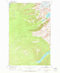 Lake Mc Donald East Montana Historical topographic map, 1:24000 scale, 7.5 X 7.5 Minute, Year 1968