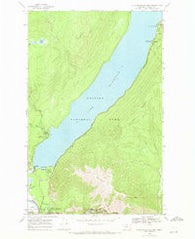 Lake Mc Donald West Montana Historical topographic map, 1:24000 scale, 7.5 X 7.5 Minute, Year 1968
