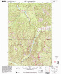 Lake Mountain Montana Historical topographic map, 1:24000 scale, 7.5 X 7.5 Minute, Year 1999