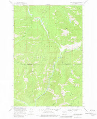 Lake Mountain Montana Historical topographic map, 1:24000 scale, 7.5 X 7.5 Minute, Year 1968