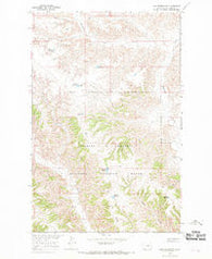 Lake Reservoir Montana Historical topographic map, 1:24000 scale, 7.5 X 7.5 Minute, Year 1965