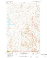 Lake Seventeen East Montana Historical topographic map, 1:24000 scale, 7.5 X 7.5 Minute, Year 1971