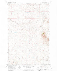 Lake Seventeen NE Montana Historical topographic map, 1:24000 scale, 7.5 X 7.5 Minute, Year 1971