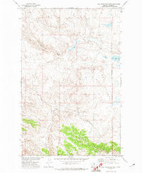 Lake Seventeen West Montana Historical topographic map, 1:24000 scale, 7.5 X 7.5 Minute, Year 1971