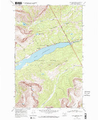 Lake Sherburne Montana Historical topographic map, 1:24000 scale, 7.5 X 7.5 Minute, Year 1968