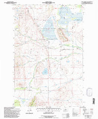 Lake Theboe Montana Historical topographic map, 1:24000 scale, 7.5 X 7.5 Minute, Year 1995