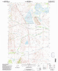 Lake Theboe Montana Historical topographic map, 1:24000 scale, 7.5 X 7.5 Minute, Year 1995
