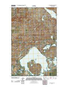 Lake Bowdoin Montana Historical topographic map, 1:24000 scale, 7.5 X 7.5 Minute, Year 2011
