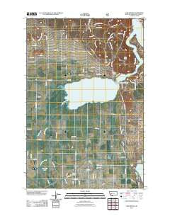 Lake Helena Montana Historical topographic map, 1:24000 scale, 7.5 X 7.5 Minute, Year 2011