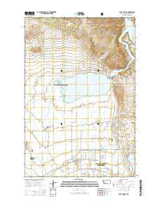 Lake Helena Montana Current topographic map, 1:24000 scale, 7.5 X 7.5 Minute, Year 2014