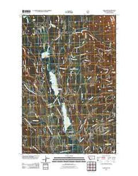 Lake Inez Montana Historical topographic map, 1:24000 scale, 7.5 X 7.5 Minute, Year 2011