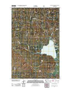 Lake Mary Ronan Montana Historical topographic map, 1:24000 scale, 7.5 X 7.5 Minute, Year 2011