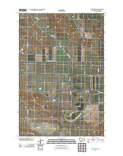 Lake Mason Montana Historical topographic map, 1:24000 scale, 7.5 X 7.5 Minute, Year 2011