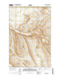 Lake Mason NE Montana Current topographic map, 1:24000 scale, 7.5 X 7.5 Minute, Year 2014