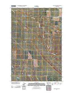 Lake Mason NW Montana Historical topographic map, 1:24000 scale, 7.5 X 7.5 Minute, Year 2011